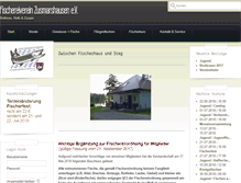 Tablet Screenshot of fischereiverein-zusmarshausen.de